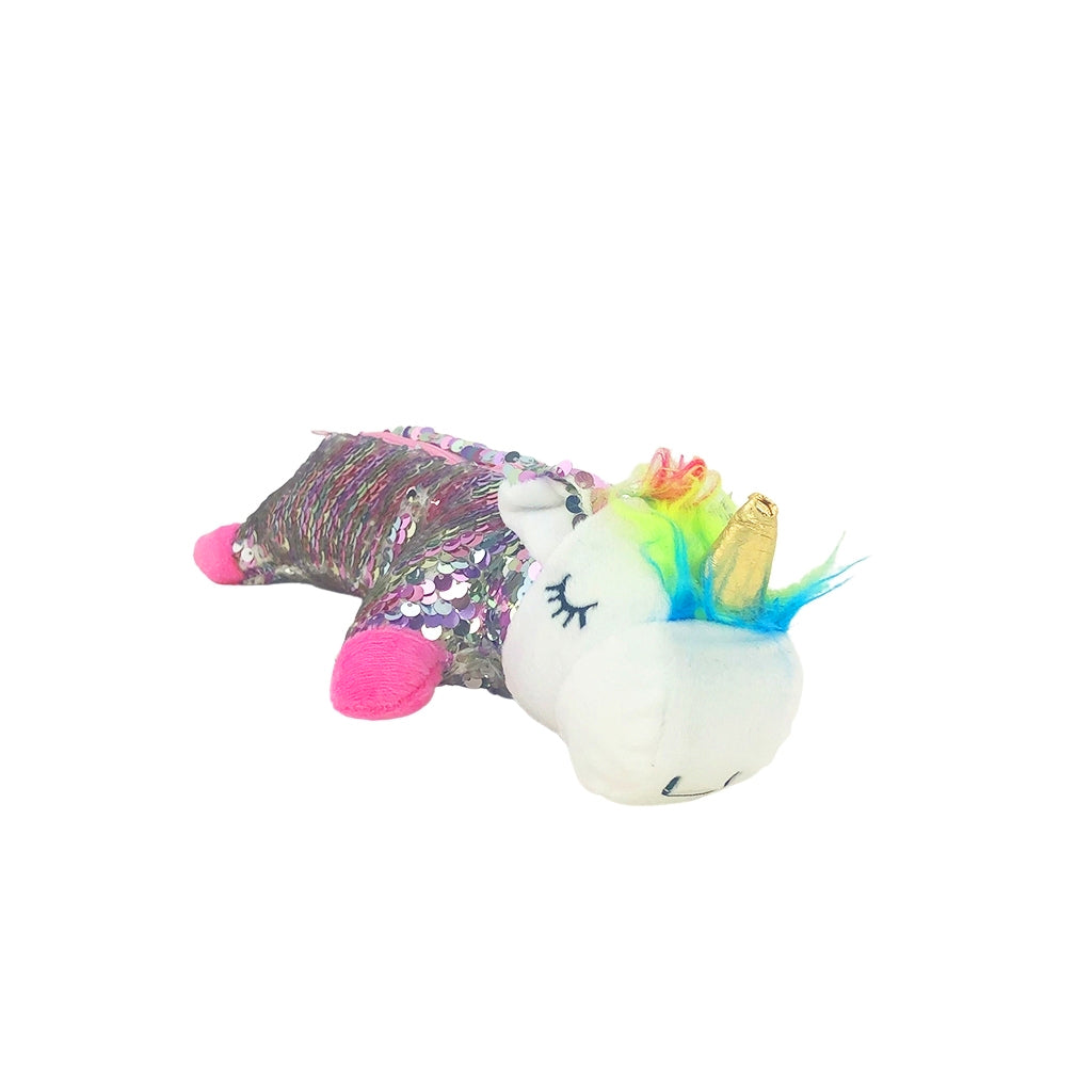Sequence Unicorn Pencil Case angled view with one compartment