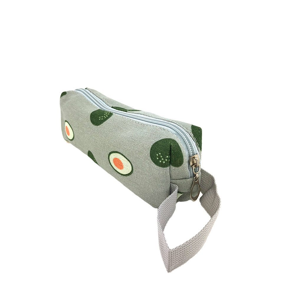 Canvas Avocado pencil case back view