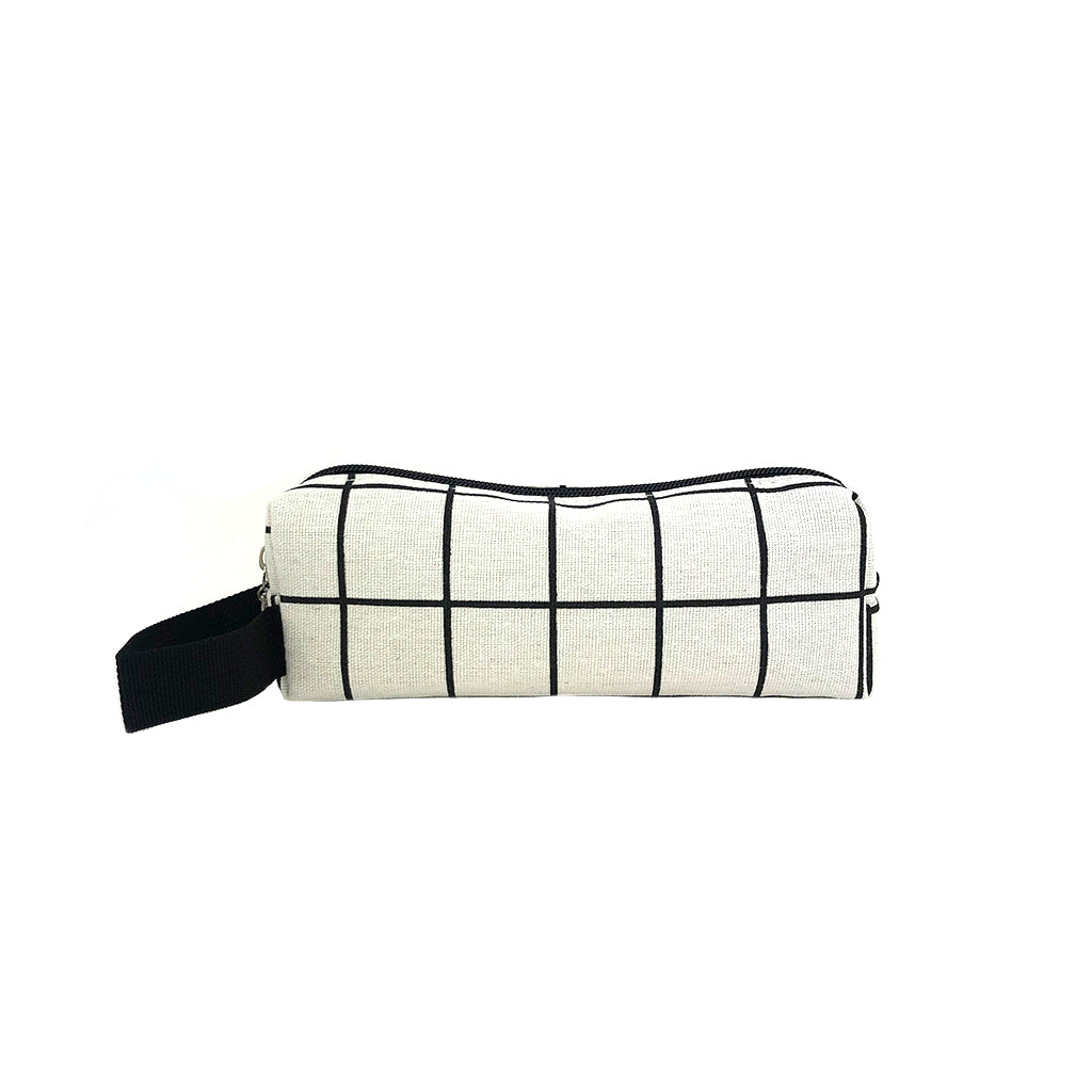 Canvas Square pencil case back view