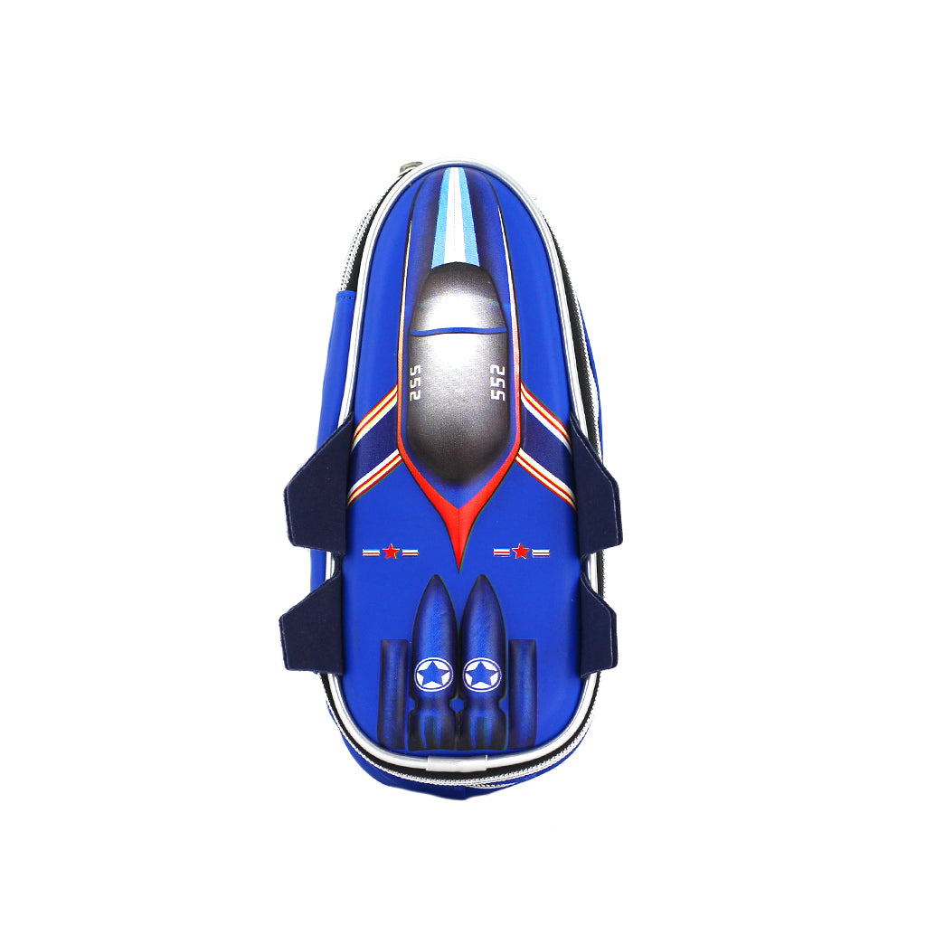 Rocket pencil case front view