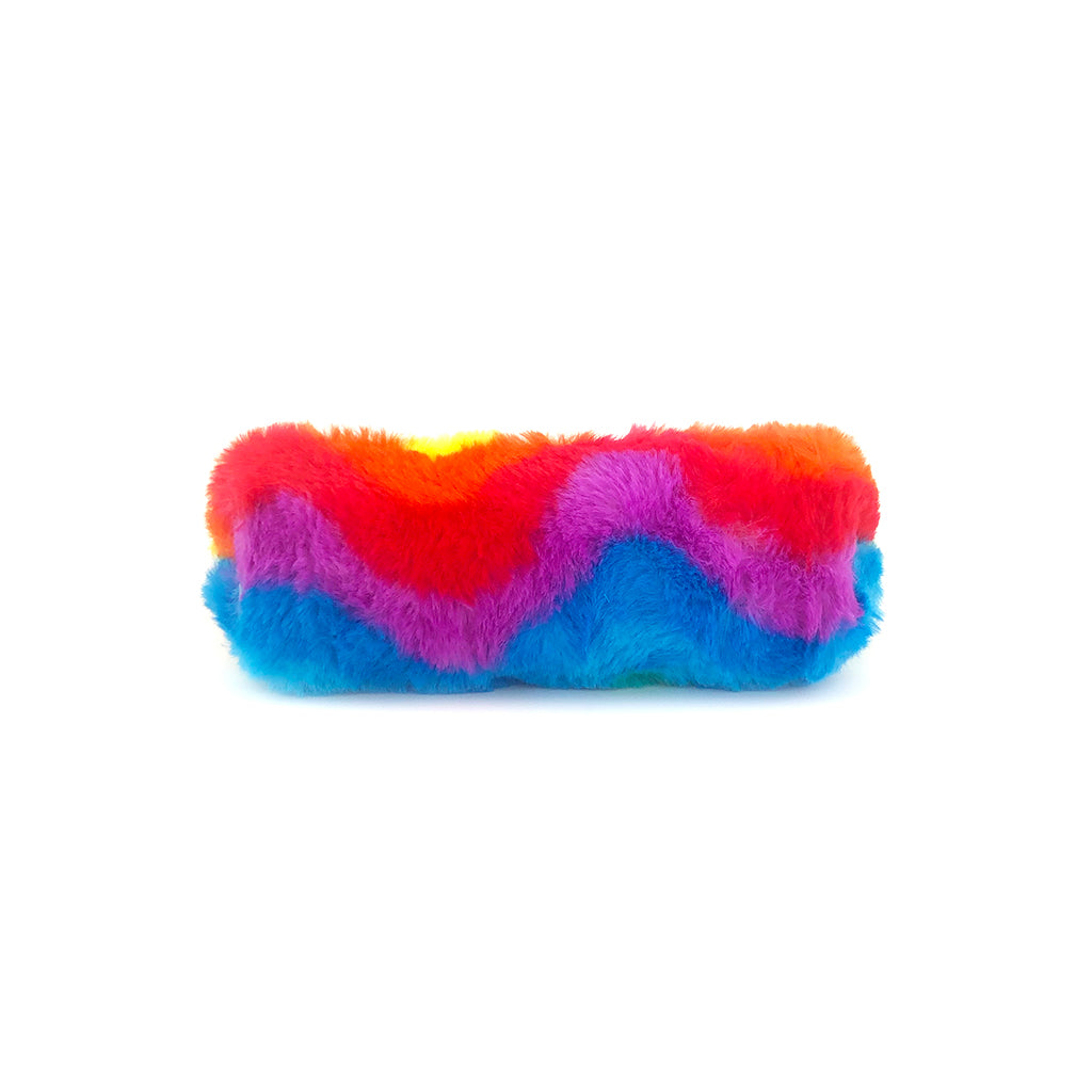 Fluff rainbow pencil case back view