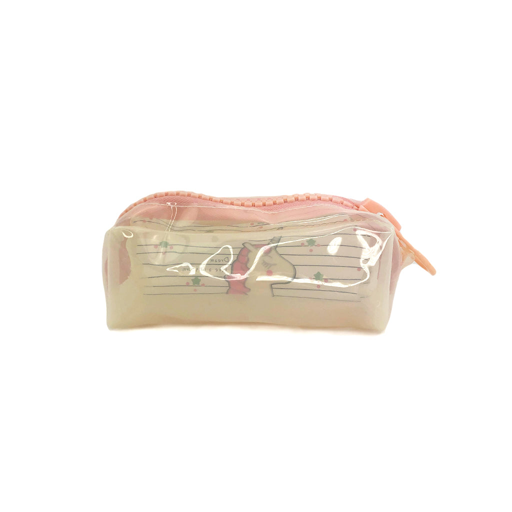 Unicorn Pencil Case with Jumbo Zipper back view.
