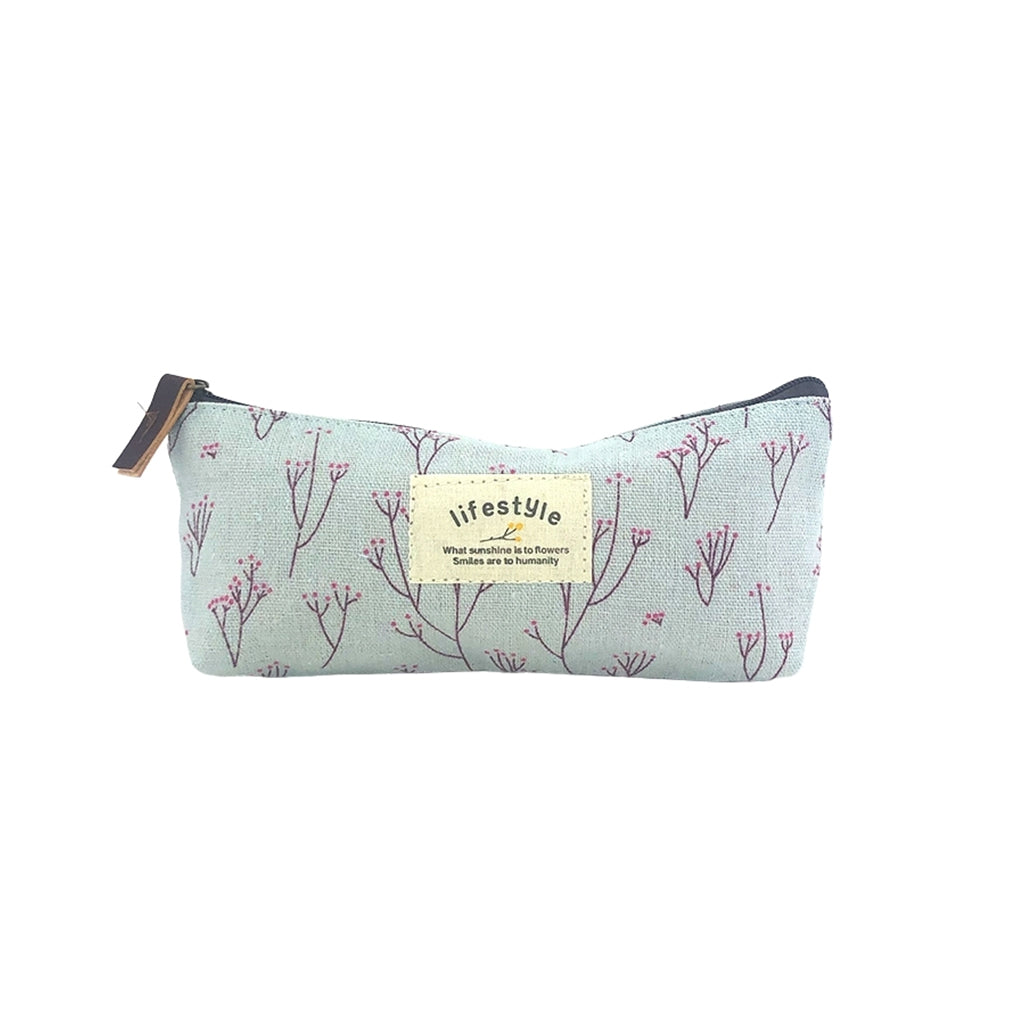 Canvas Pencil case with one compartment front view
