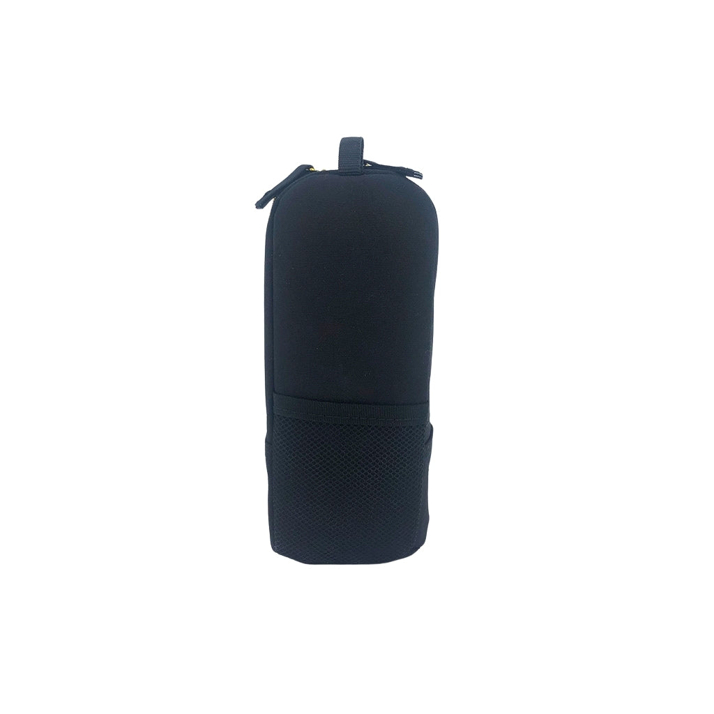 Organiser Pencil Case black with one compartment back view