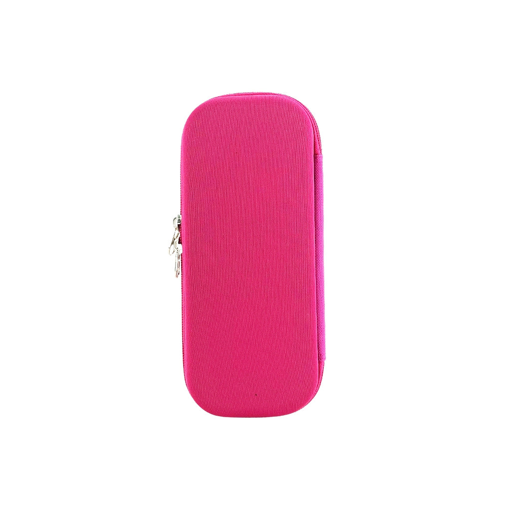 Cartoon Girl Pencil case with one compartment and zip closure back view