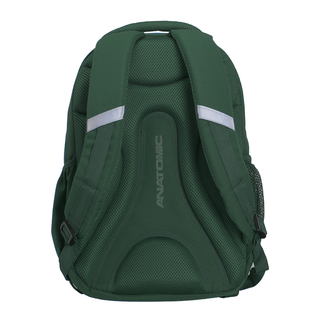 Harlequin Anatomic Tuff-Pack backpack back view in bottle green