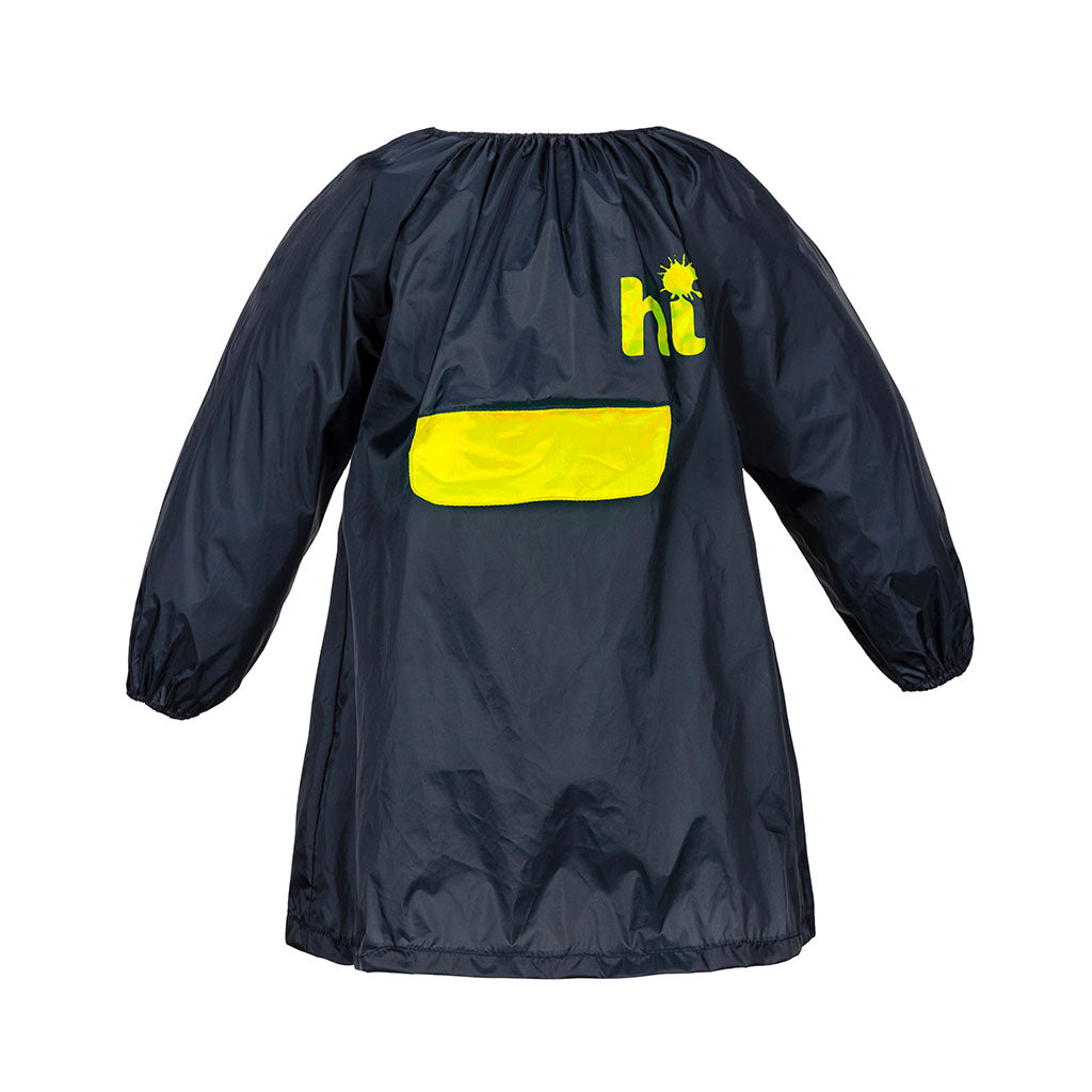 Navy Art Smock with a yellow pocket