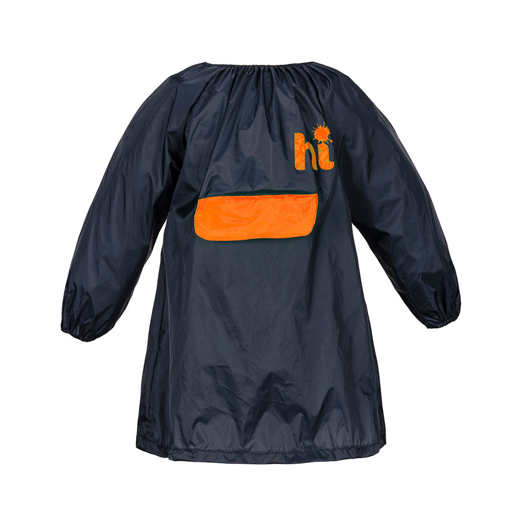 Navy Art Smock with a orange pocket