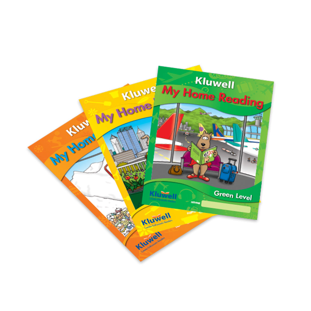 Kluwell my home reading books displaying display covers
