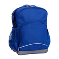 Royal Blue Kindy Tuff-Pack front angle view showing a small front pocket