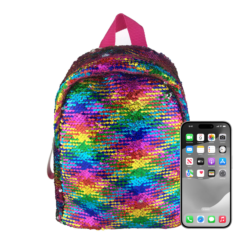 Shimmer Mini Backpack - Rainbow