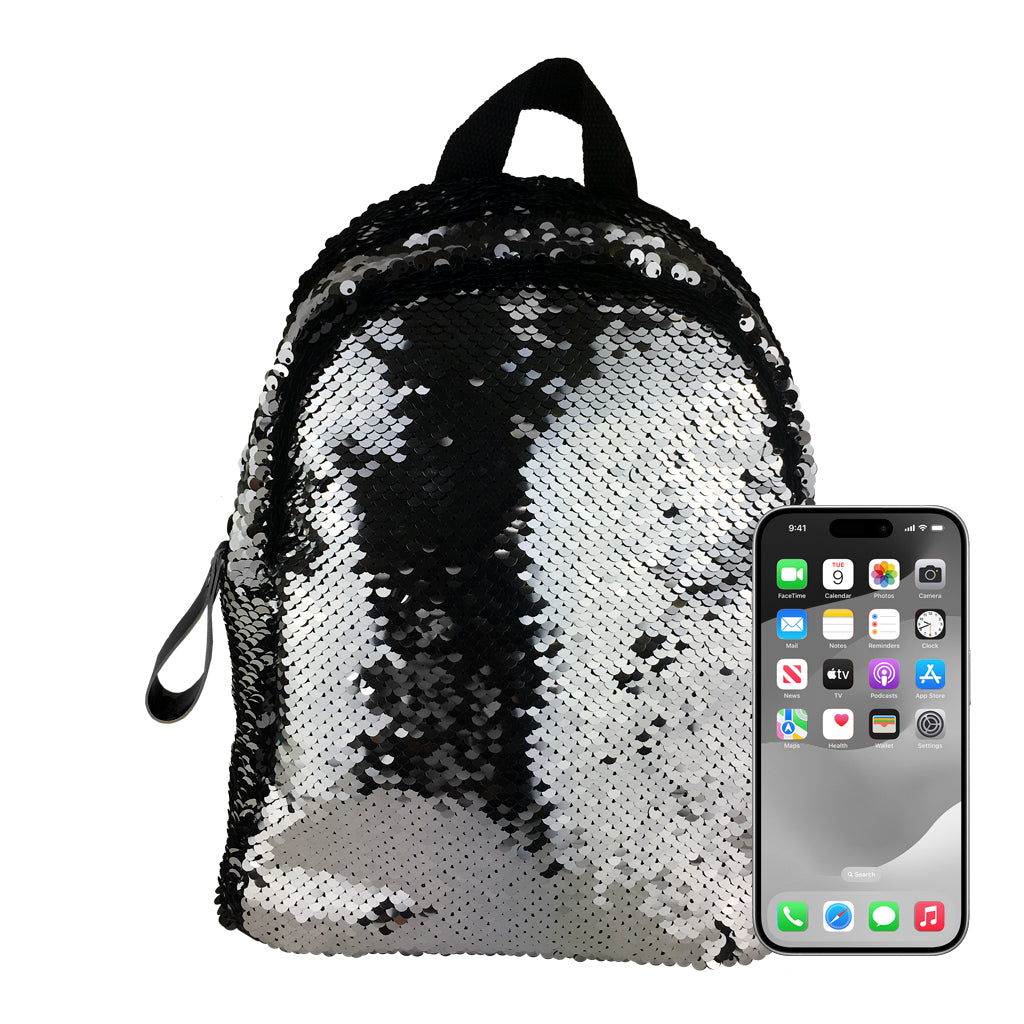 Shimmer Mini Backpack - Silver