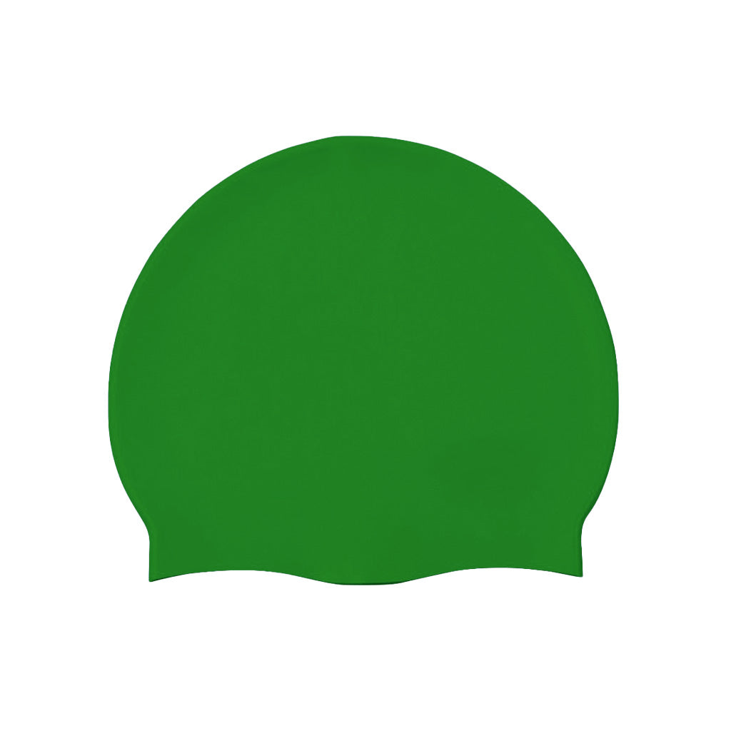 Harlequin swim silicone swimming cap Mid Green