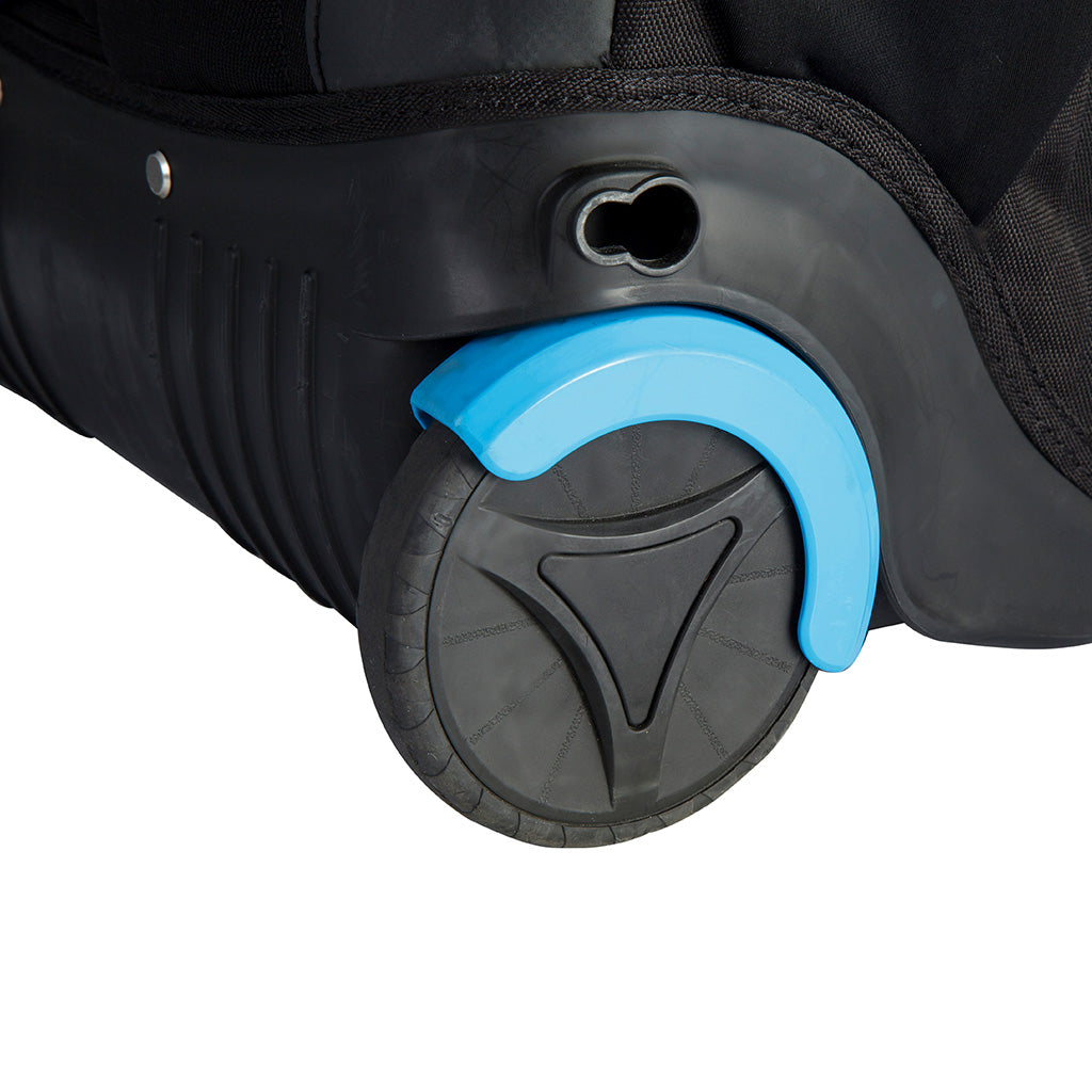 Harlequin Tech Trolley Tuff-Pack close up of wheel.