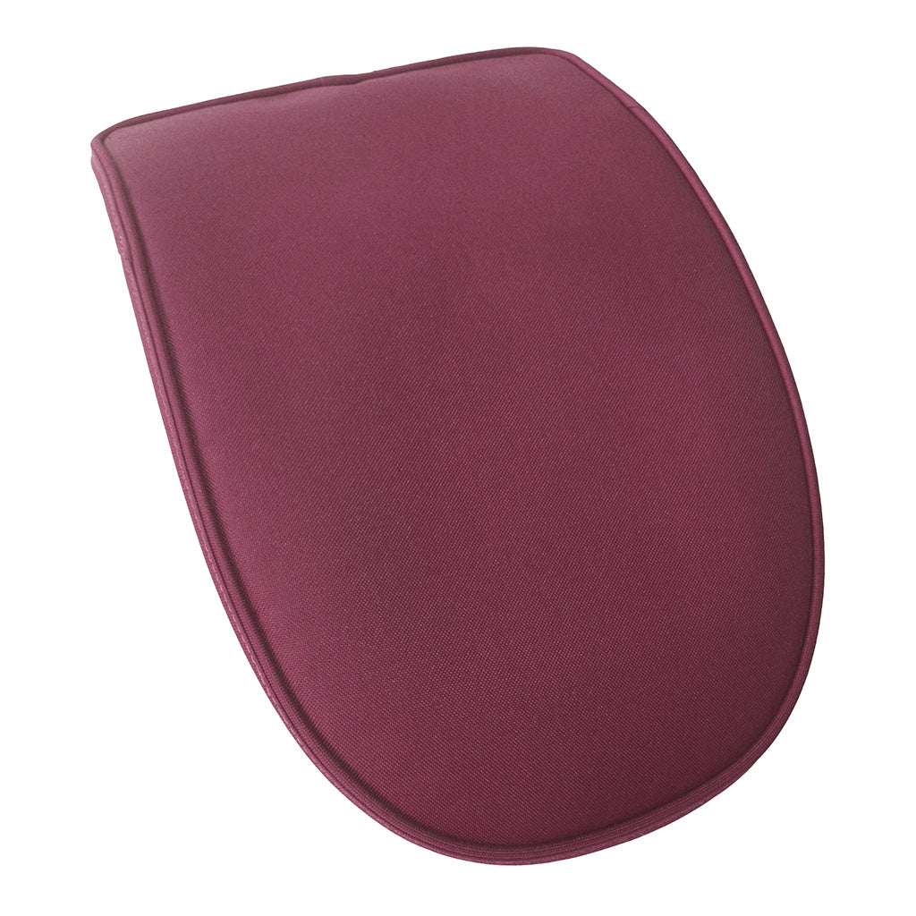 Maroon detachable flap