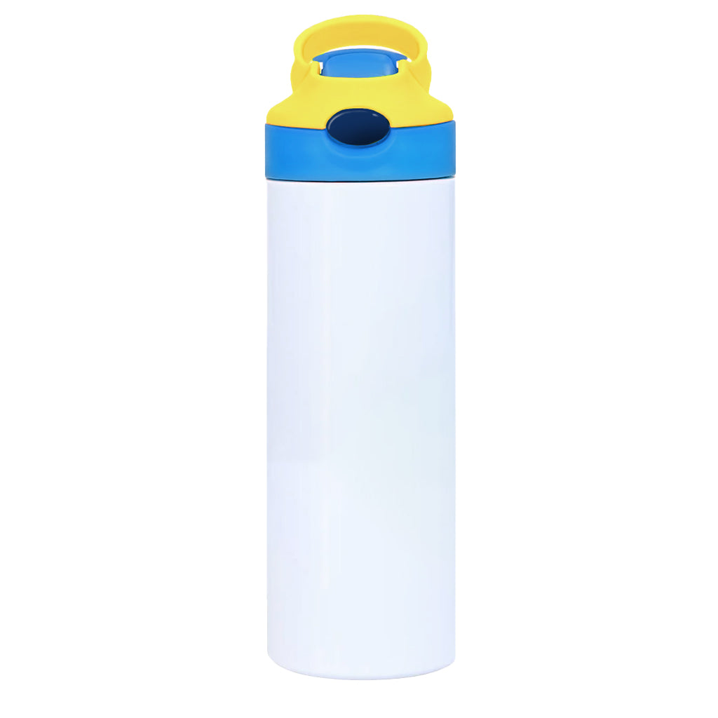 POP TOP Water Bottle - Yellow/Blue 350ml