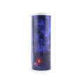 Pencil Box with 2 compartments, erasable white board and constellation design front view