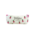 One compartment pineapple pencil case front view