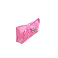One compartment pineapple pencil case angled view