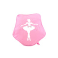 Ballet dance backpack front view with star shape