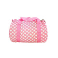 Ballet dance bag bag view with special ballet design details and pink handles