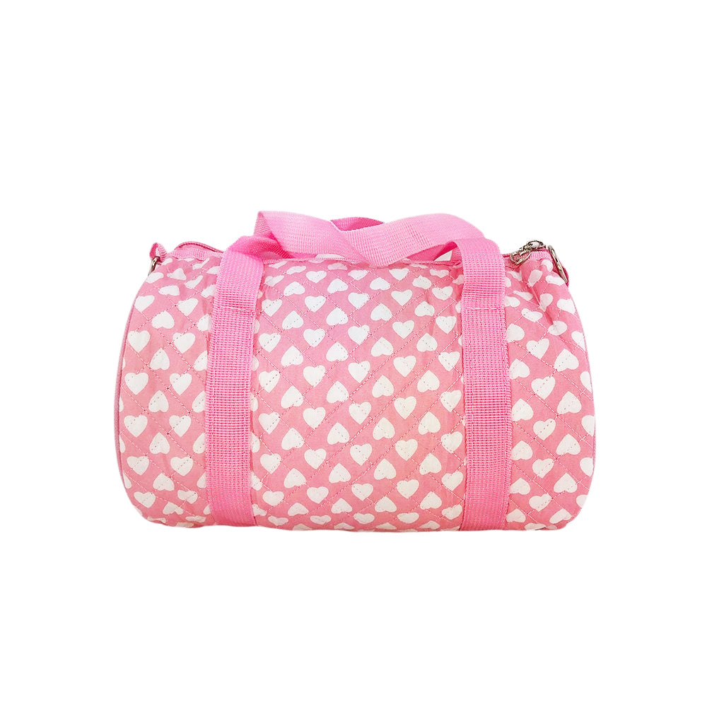 Ballet dance bag bag view with special ballet design details and pink handles