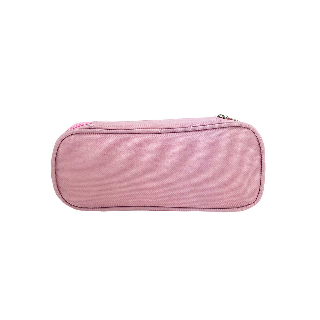Chick Canvas Pencil Case with one compartment back view
