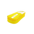 Lamb Canvas Pencil Case with one compartment angled view 