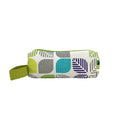 Canvas Green Leaves pencil case back view