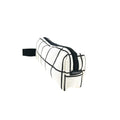 Canvas Square pencil case side view with zipper details