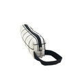 Canvas Cactus pencil case side view with fabric strap detail