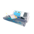 Open view details of tubular pencil case with white board, mirror and calculator