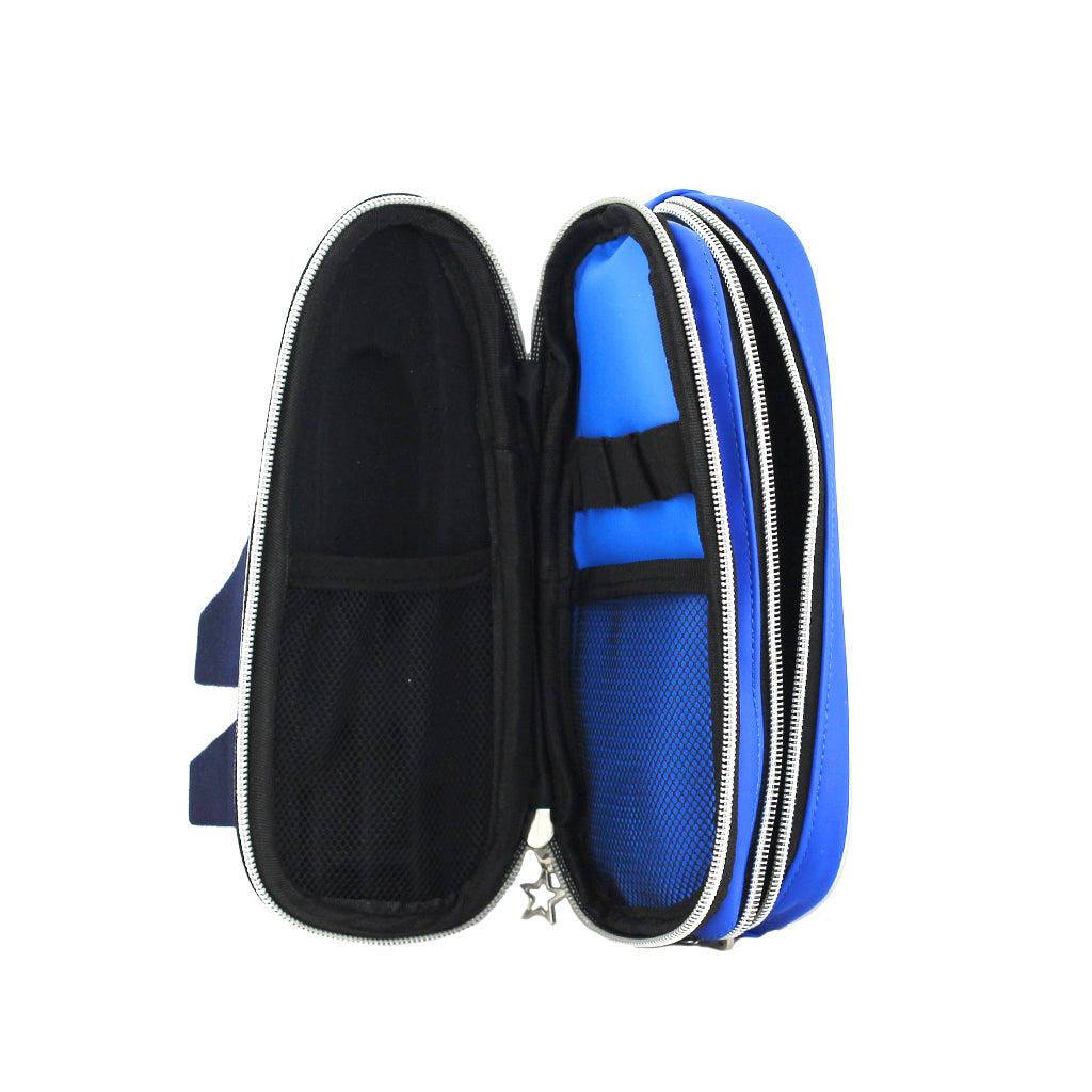 Rocket pencil case open view