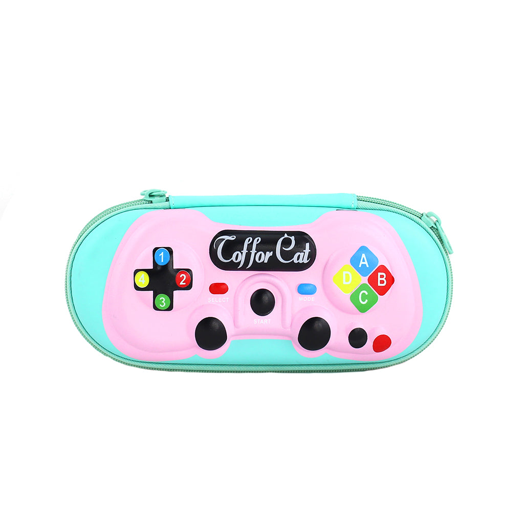 Gamer pink turquoise front view 