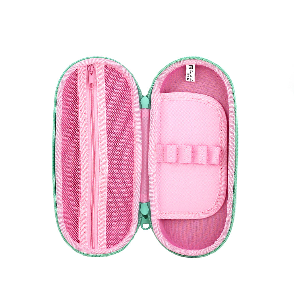 Gamer pink turquoise open view 