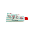Owl Tube Pencil Case front on design. Pencil Case with one compartment and integrated pencil sharpener in the opening of the tube.