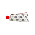 Hedgehog Tube Pencil Case front on design. Pencil Case with one compartment and integrated pencil sharpener in the opening of the tube back view.