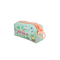 Cat Pencil Case with Jumbo Zipper angle in peach.