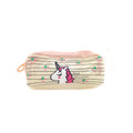 Unicorn Pencil Case with Jumbo Zipper front view.