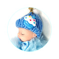 Sleeping Baby Blue Keyring