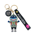 Black adorable shark keyring