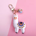 Gumball Llama Keyring