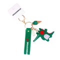 Green Crocodile Keyring