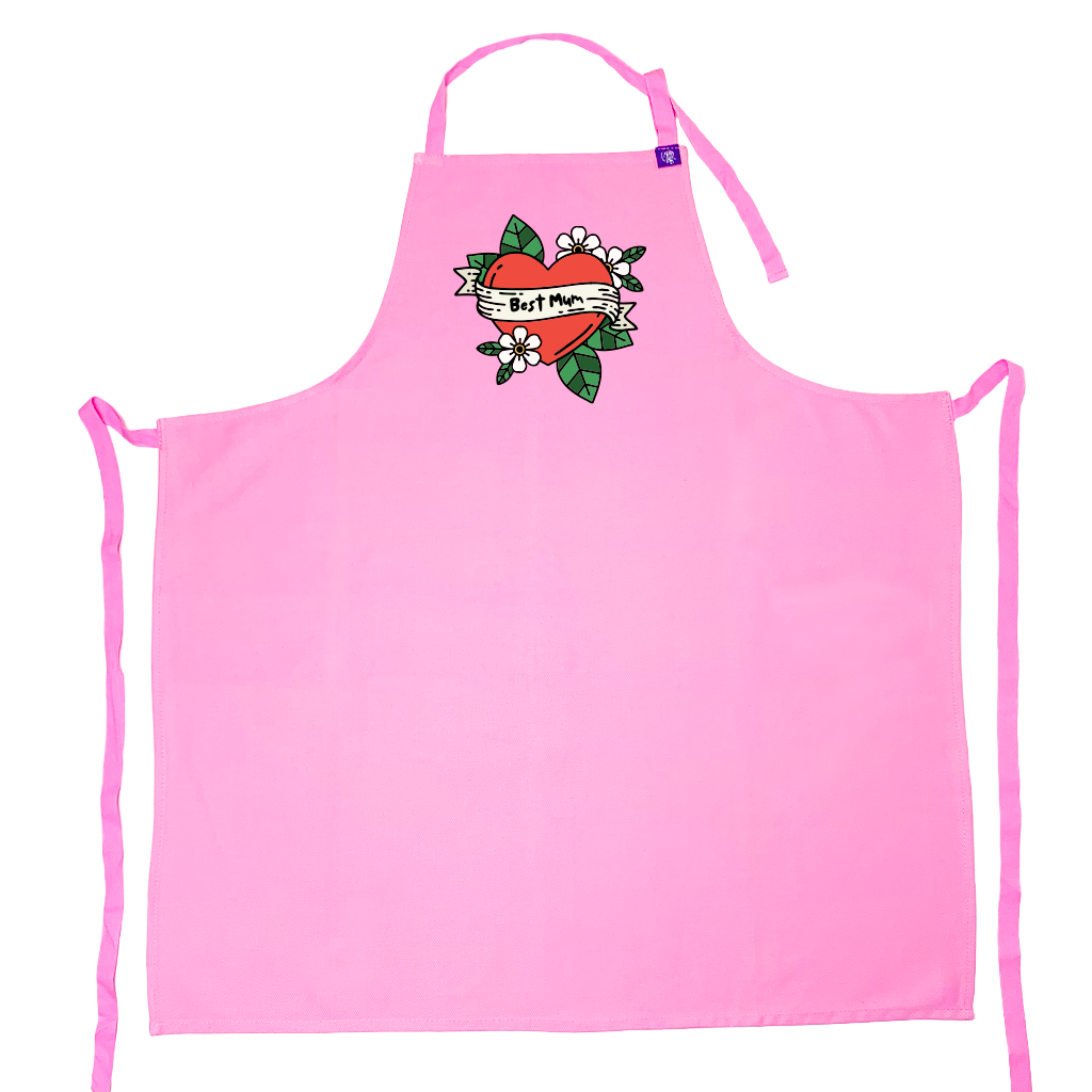 Pink Apron - Best Mum