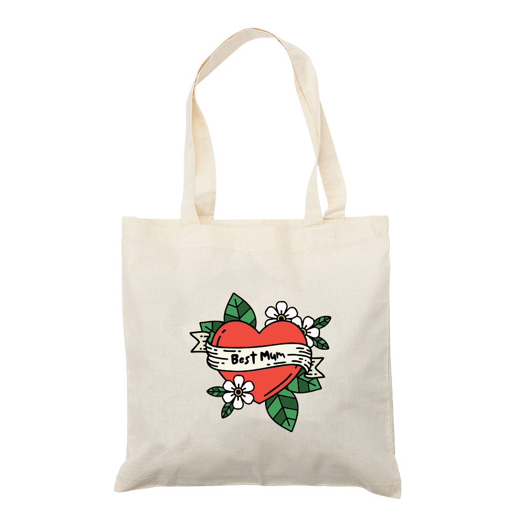Best Mum Calico Tote Bag
