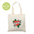 Best Mum Calico Tote Bag - 10 Pack
