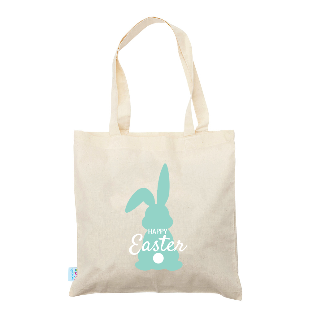 Bunny Cotton Tail Calico Tote