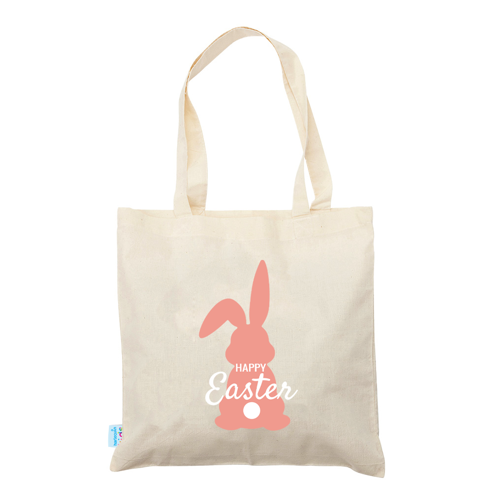 Bunny Cotton Tail Calico Tote