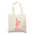 Bunny Heart Tail Calico Tote