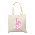 Bunny Heart Tail Calico Tote